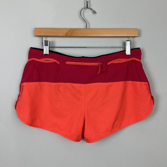 Patagonia Women's Athletic Shorts - Red and Orange - Picture 4 of 11